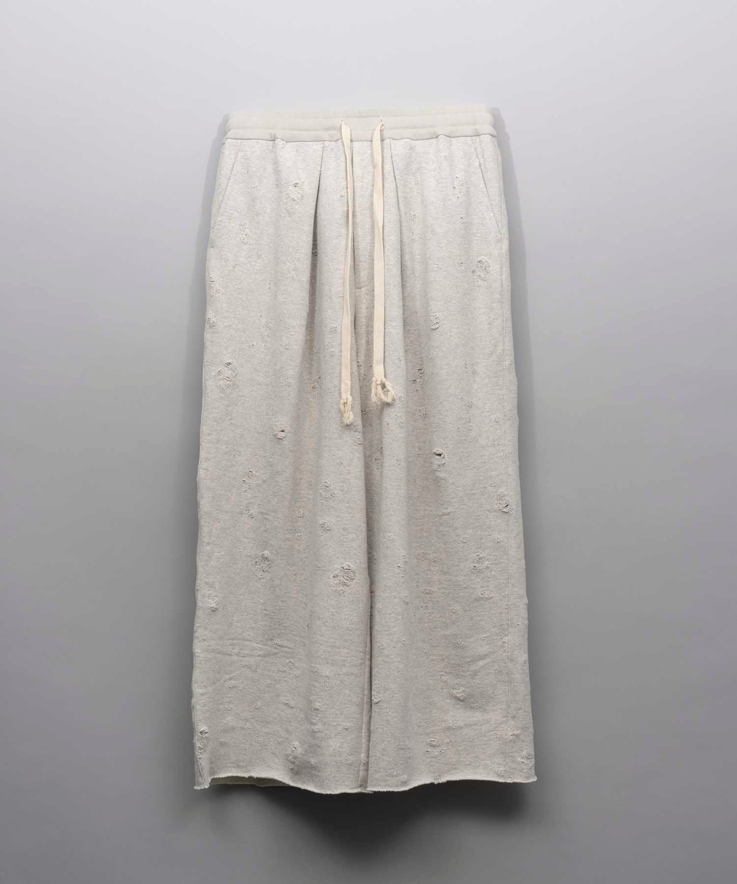 Sweat Jacquard Easy Wide Pants