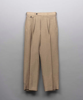 【LIMITED EDITION】Dress-Over  One-Tuck Wide Straight Pants