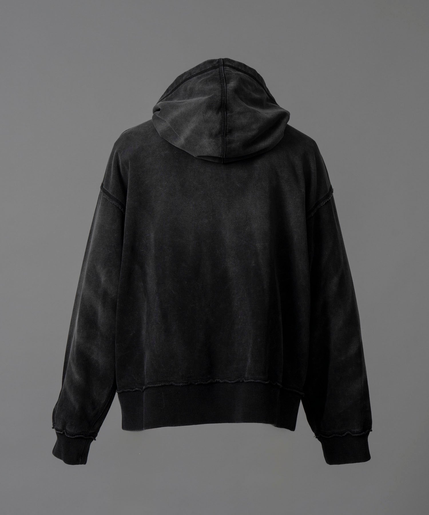 Sandblasting Sweat Prime-Over Zip Hoodie