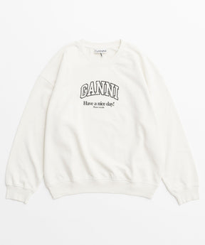 【GANNI】Isoli Ganni Oversized Sweatshirt