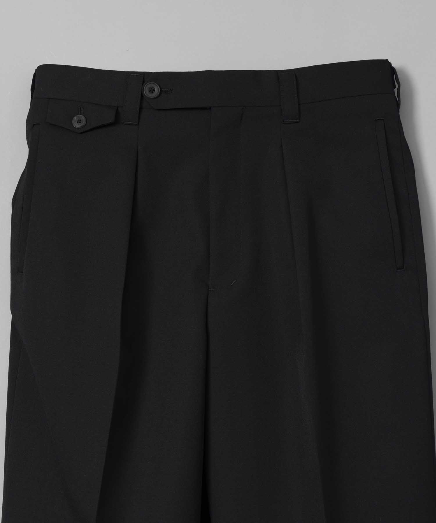 【LIMITED EDITION】Dress-Over  One-Tuck Wide Straight Pants