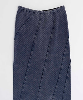 Rib Maxi Tight Skirt