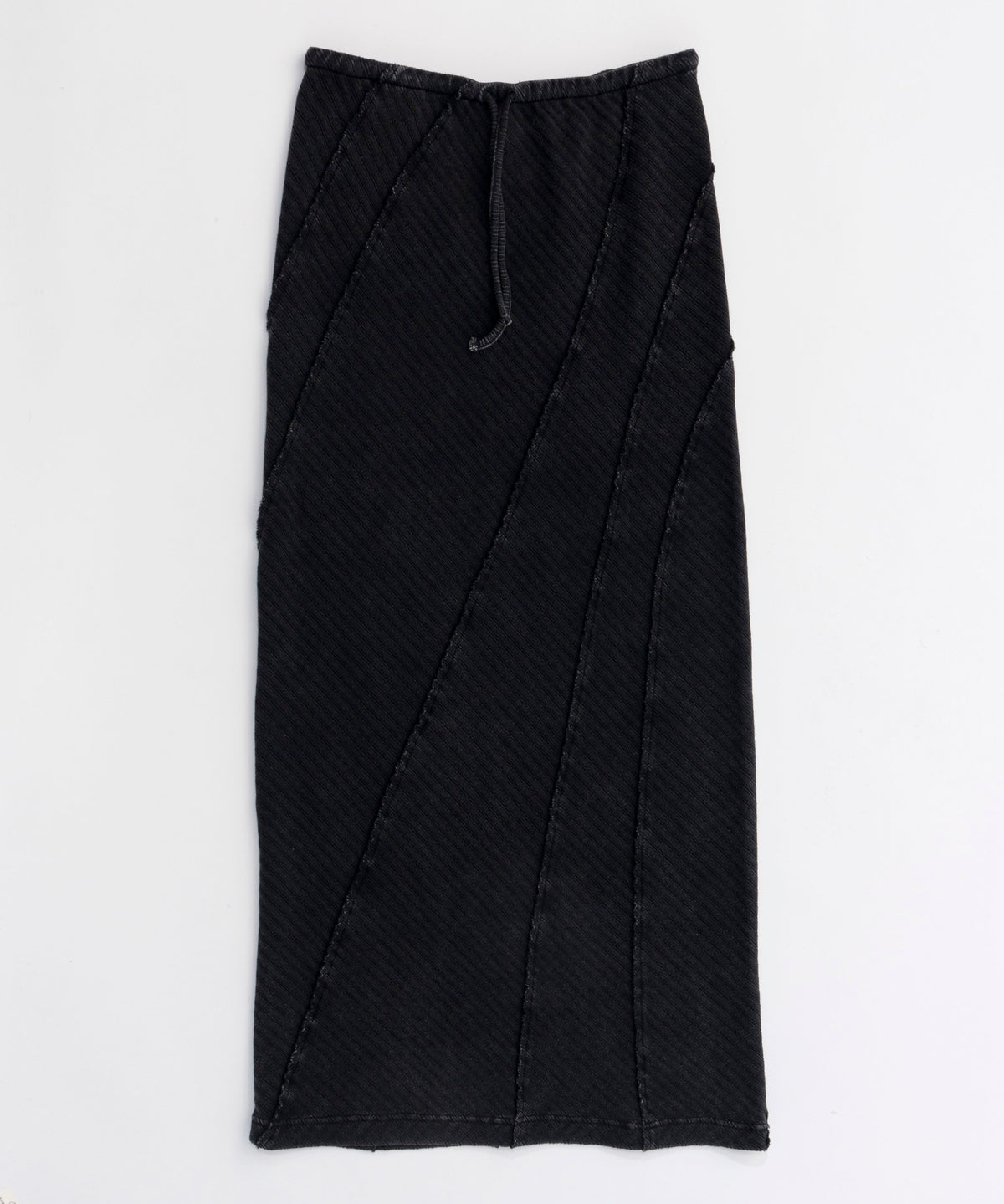 Rib Maxi Tight Skirt