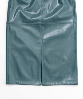 【SALE】Vegan Leather Tight Skirt