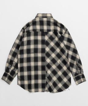 Random Checkered Oversized Shirt