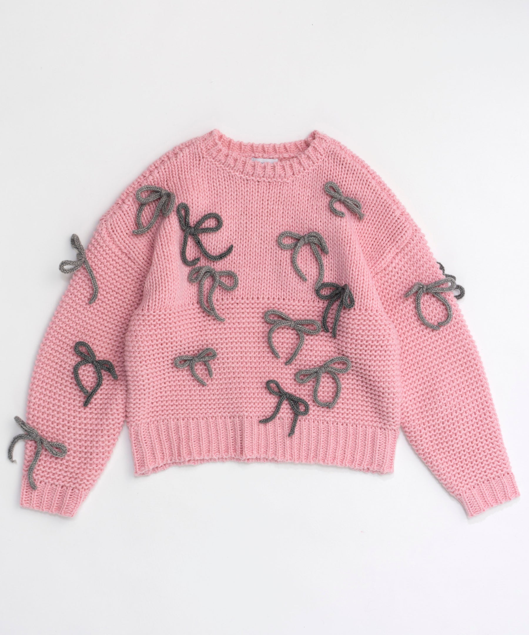 Random Ribbon Knit Tops