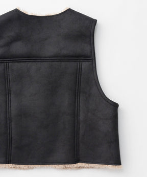 【24WINTER PRE-ORDER】2way Boa Vest