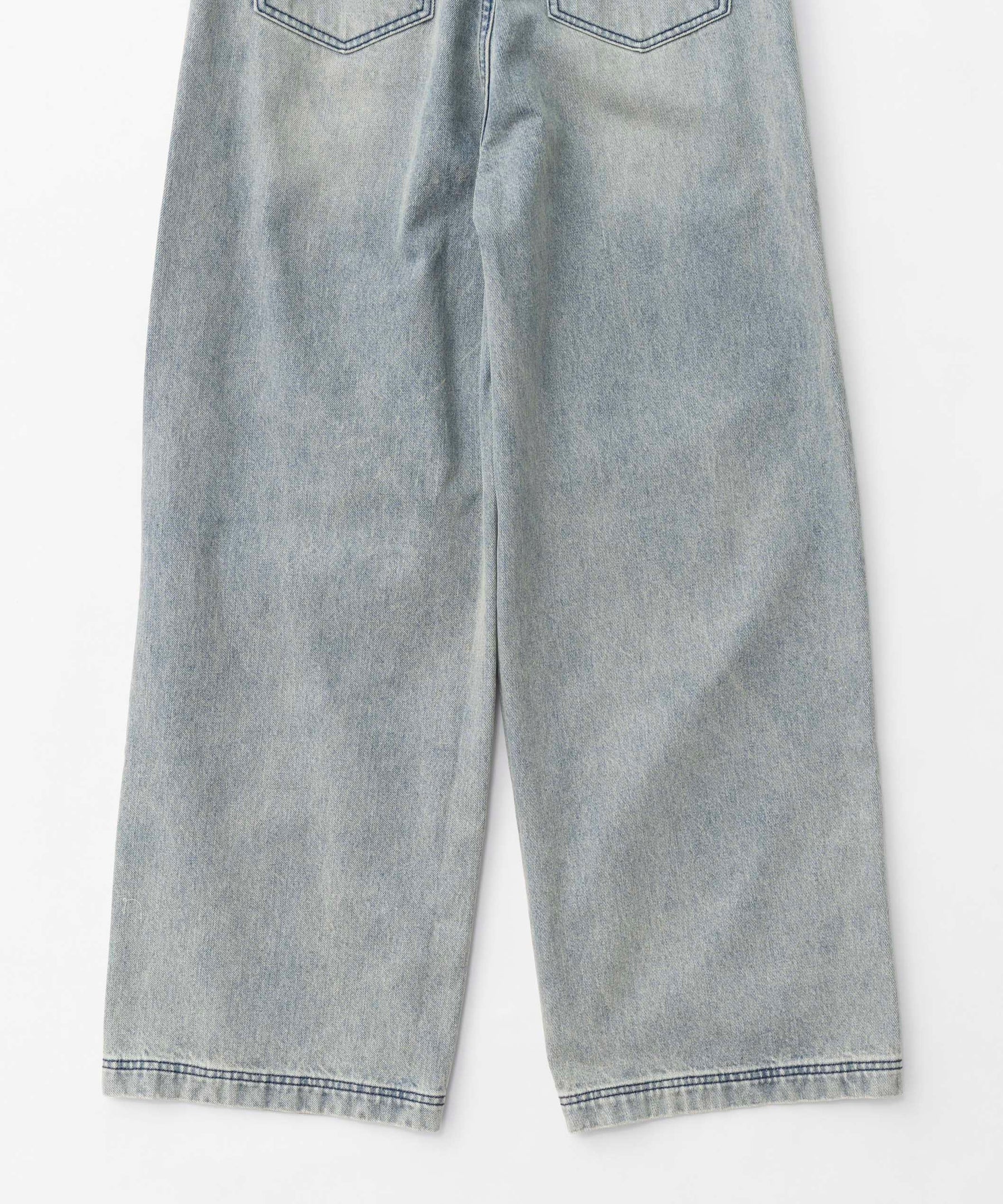 【24WINTER PRE-ORDER】Tulle Layer Denim Pants