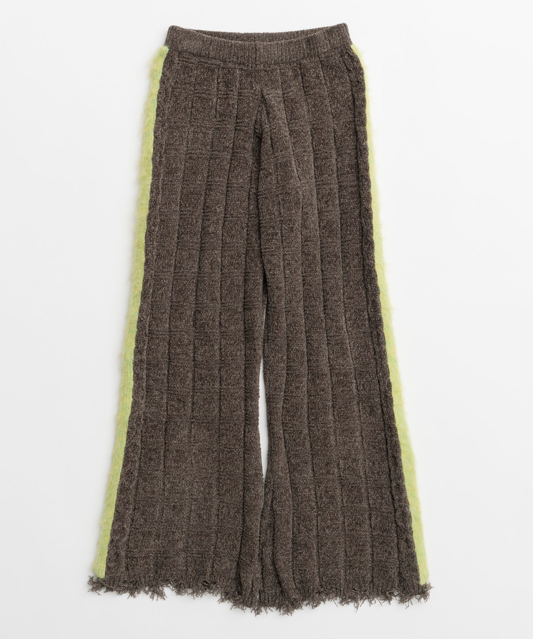 【24WINTER PRE-ORDER】Kable Knitting Border Pants