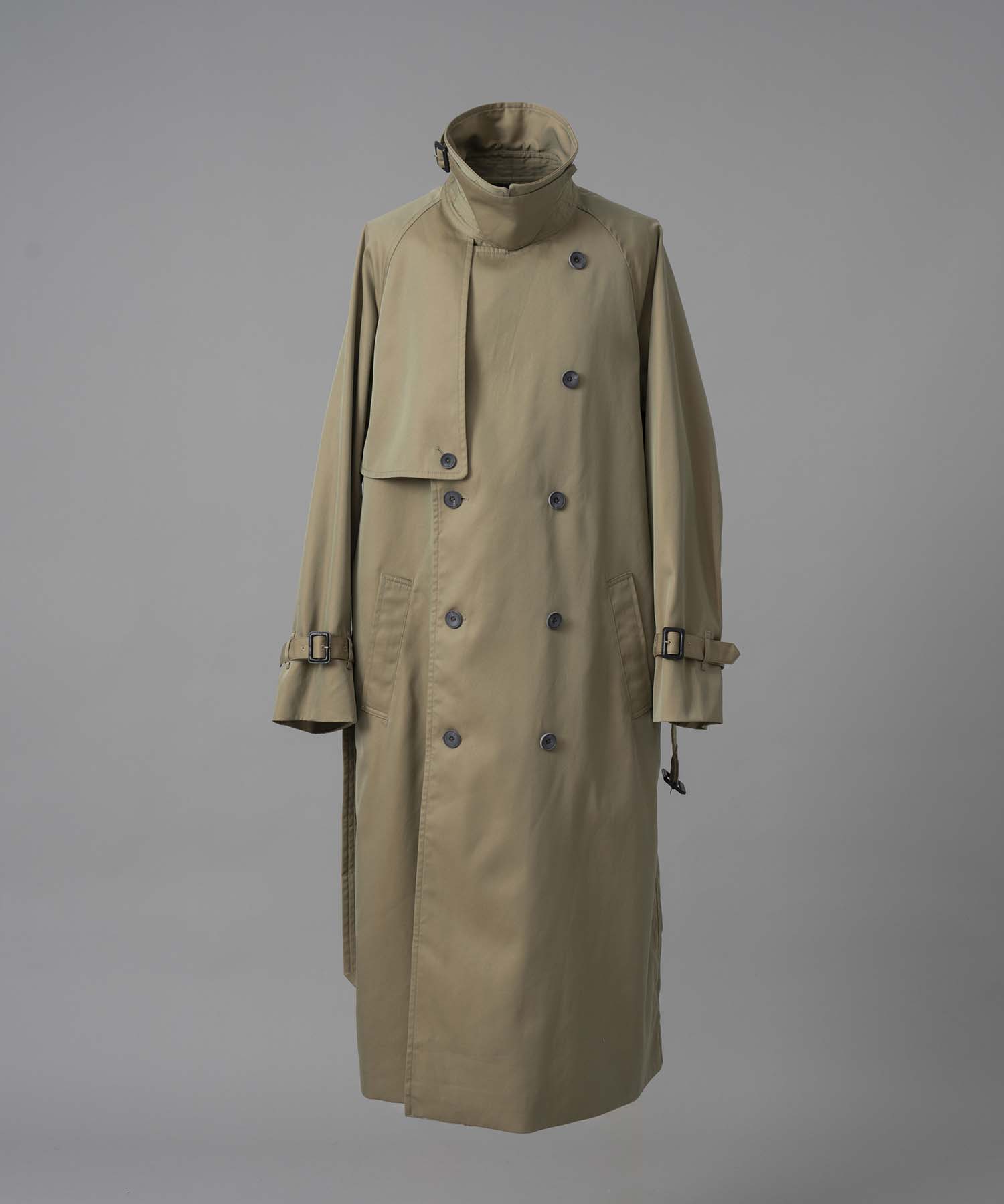 120/2/2 Suvin Cotton Gabardine Prime-Over Trench Coat