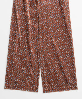 【24WINTER PRE-ORDER】Flower Velor Easy Pants