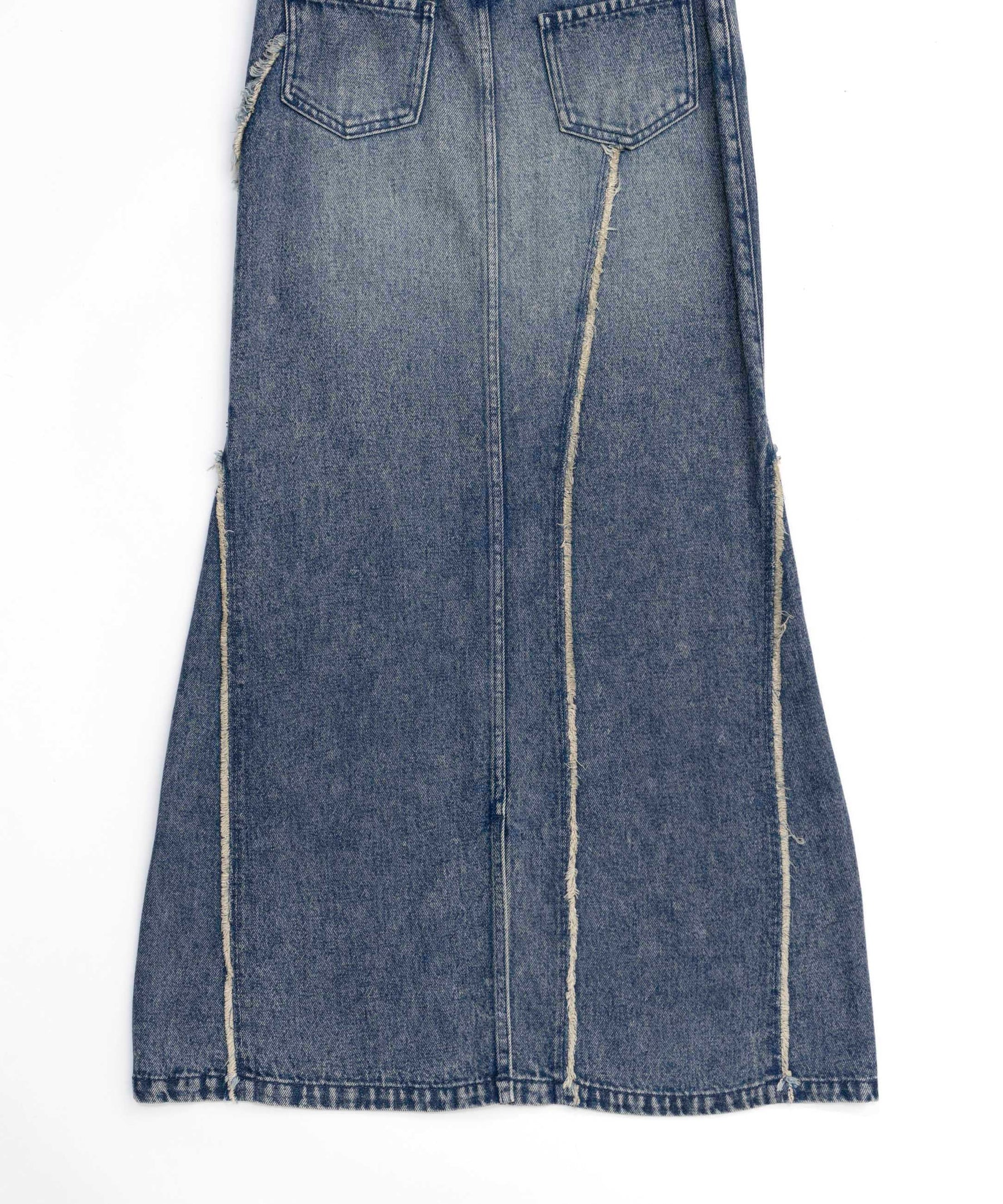 Cellulose Denim Maxi Skirt