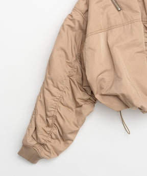 Shoulder Zip Nylon Blouson