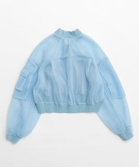 【SALE】Tulle Layered Blouson