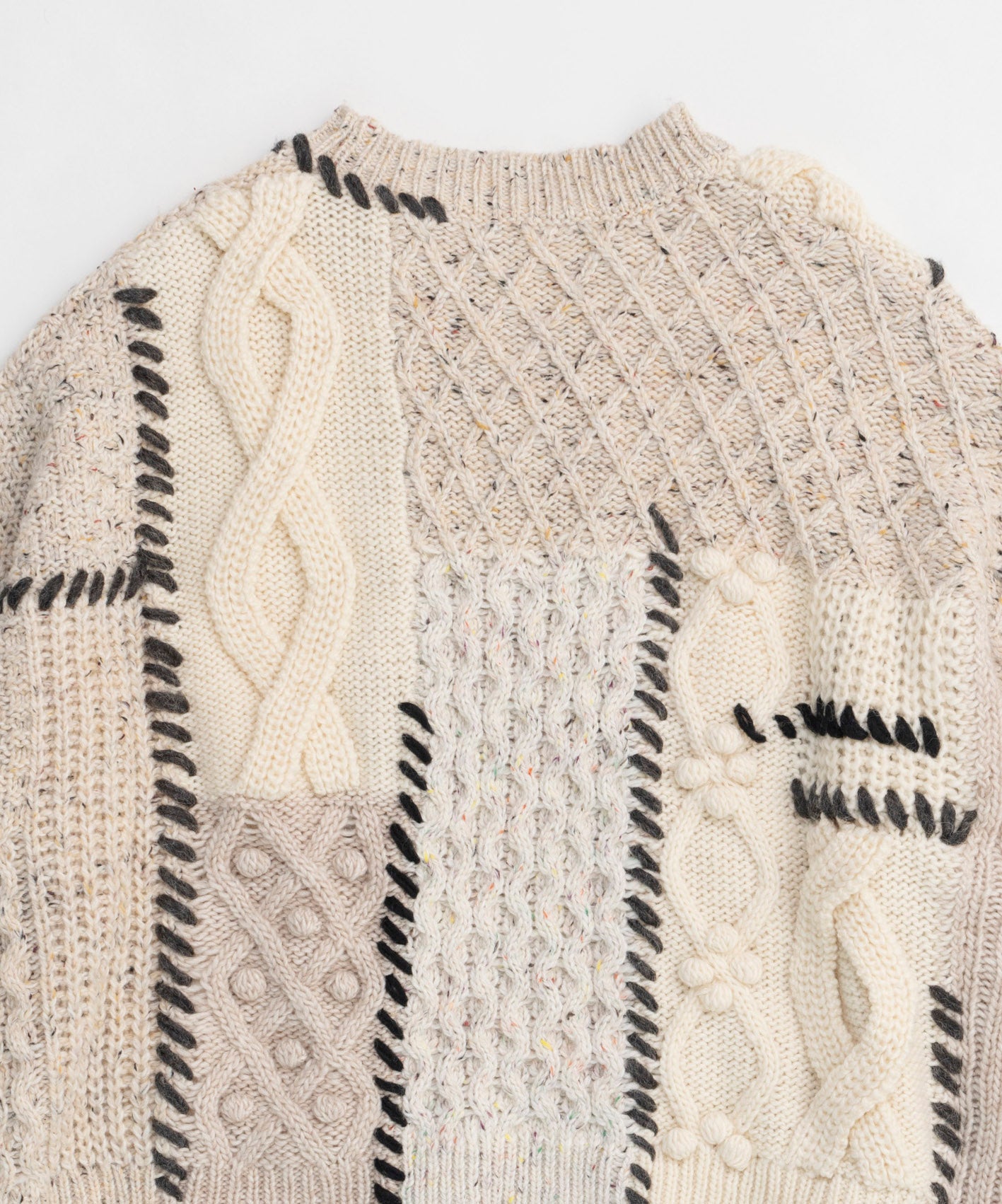 【24WINTER PRE-ORDER】Cable Knitting Stitch Knit Tops