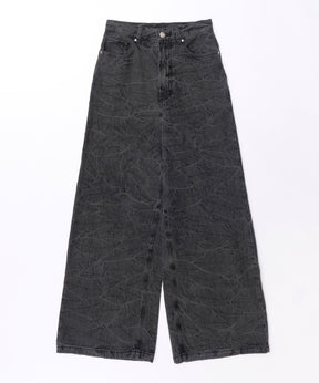 【SALE】Washer Wide Denim Pants