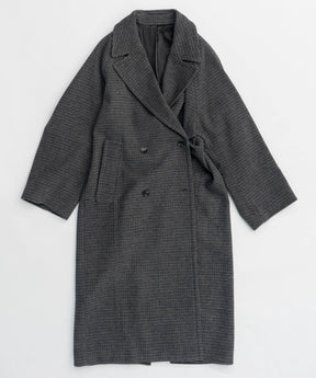 【24WINTER PRE-ORDER】Gun Club Plaid Long Coat