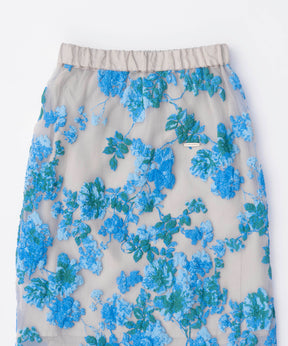 Pokopoko Flower Tight Skirt