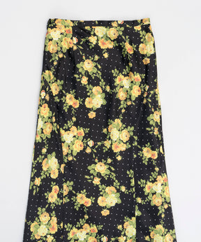 Flower Dot Mermaid Skirt