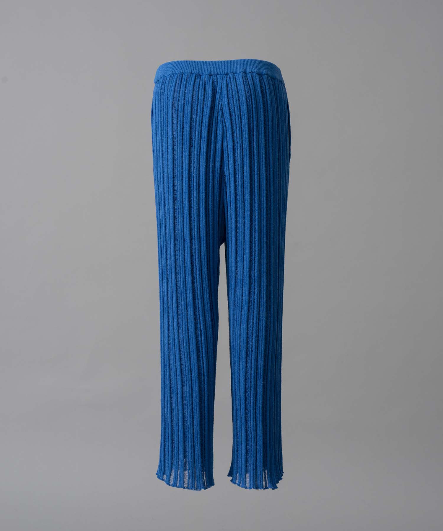 Prime-Wide Sheer Rib Knit Pants