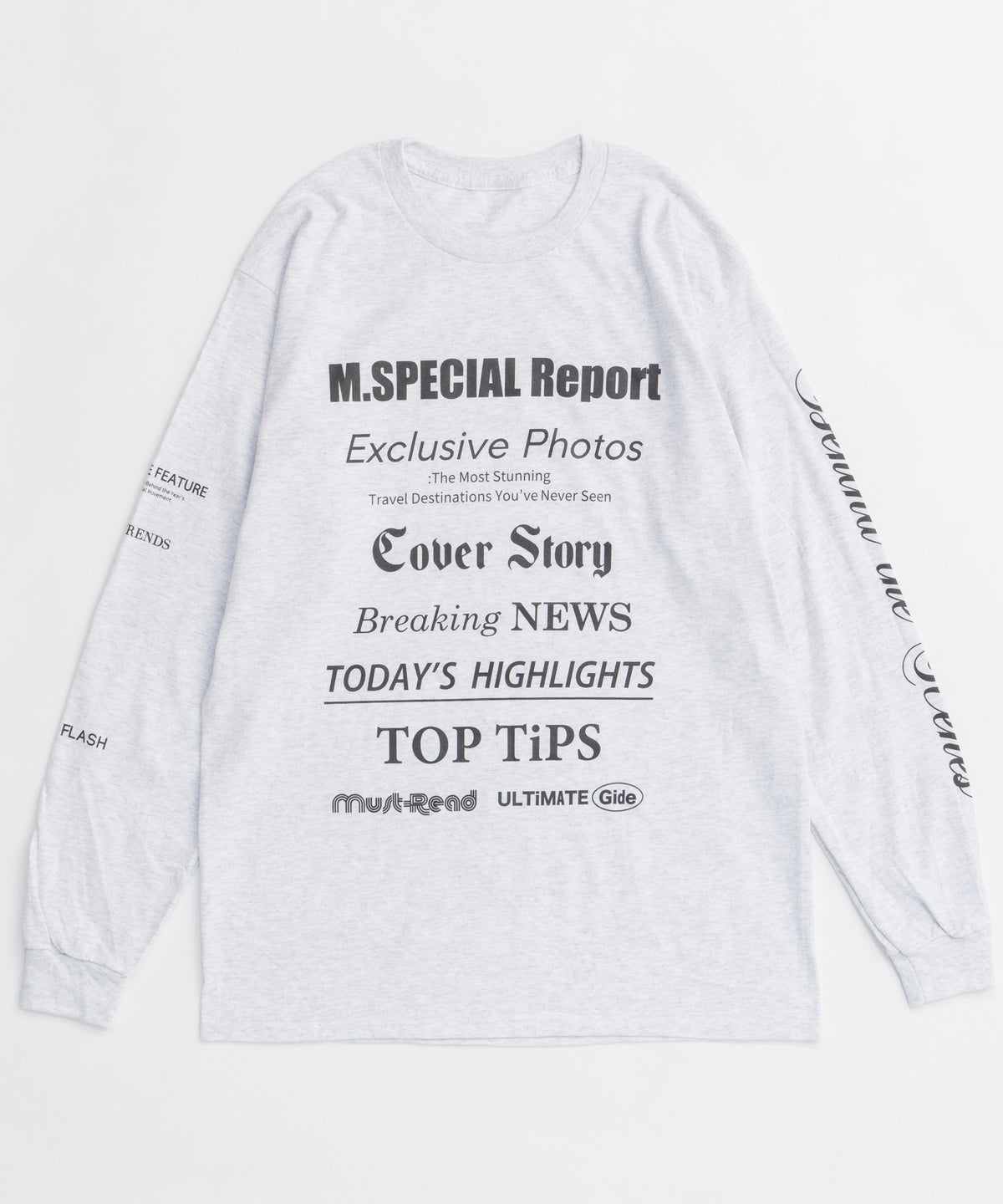 【PRE-ORDER】MAGAZINE HEADING Long Sleeve T-shirt