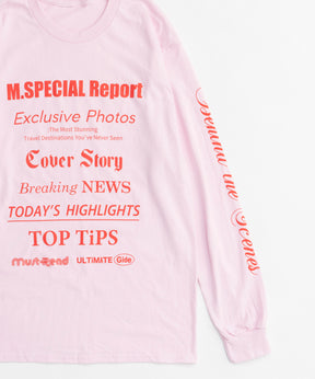 【PRE-ORDER】MAGAZINE HEADING Long Sleeve T-shirt