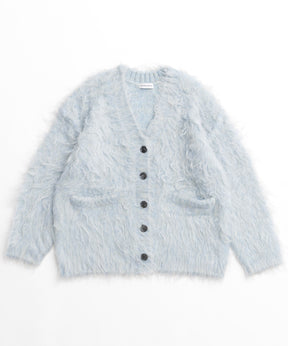 【24WINTER PRE-ORDER】Fluffy Shaggy Knit Cardigan