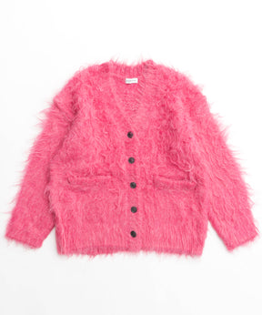 【24WINTER PRE-ORDER】Fluffy Shaggy Knit Cardigan