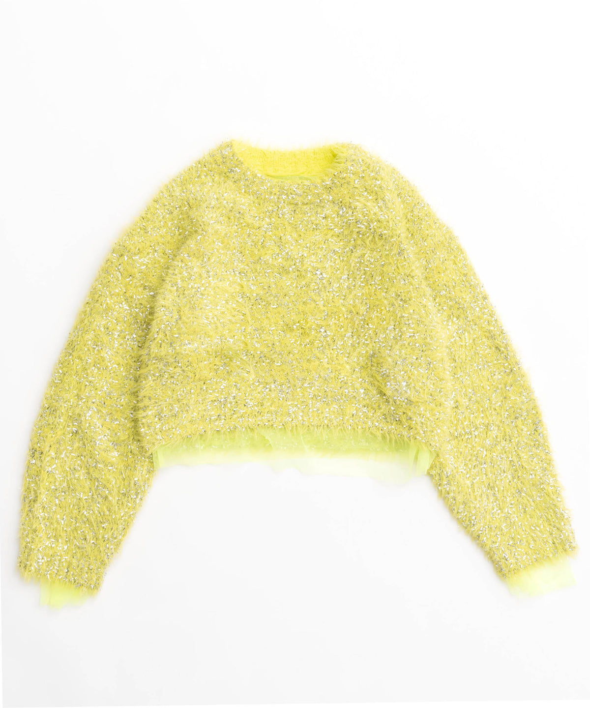 【24WINTER PRE-ORDER】Sparkling Shaggy Knit Pullover