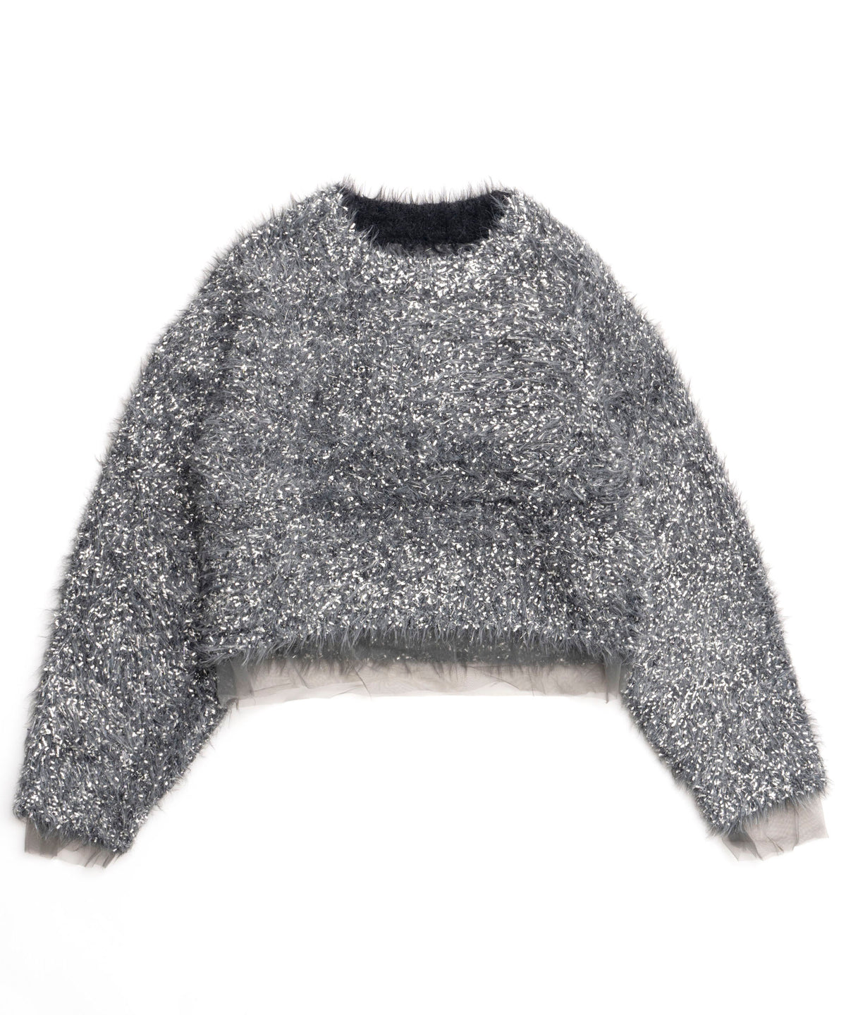 【24WINTER PRE-ORDER】Sparkling Shaggy Knit Pullover