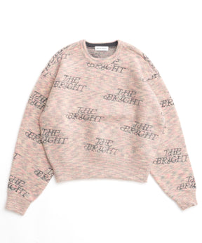 【24WINTER PRE-ORDER】BRIGHT Logo Knit Tops