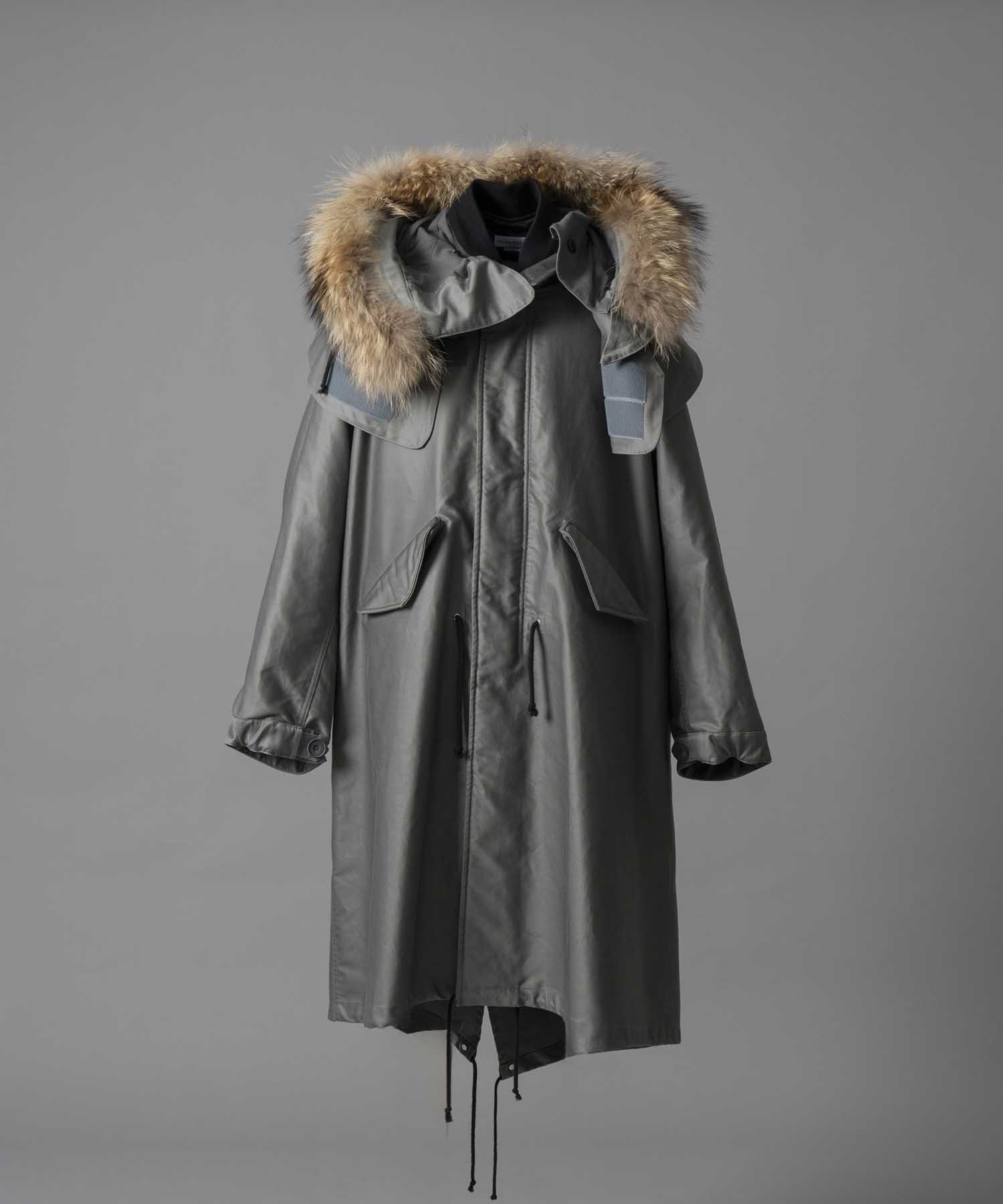 【24AW PRE-ORDER】Prime-Over M-65 Mods Coat Combined With MA-1 Flight Jacket