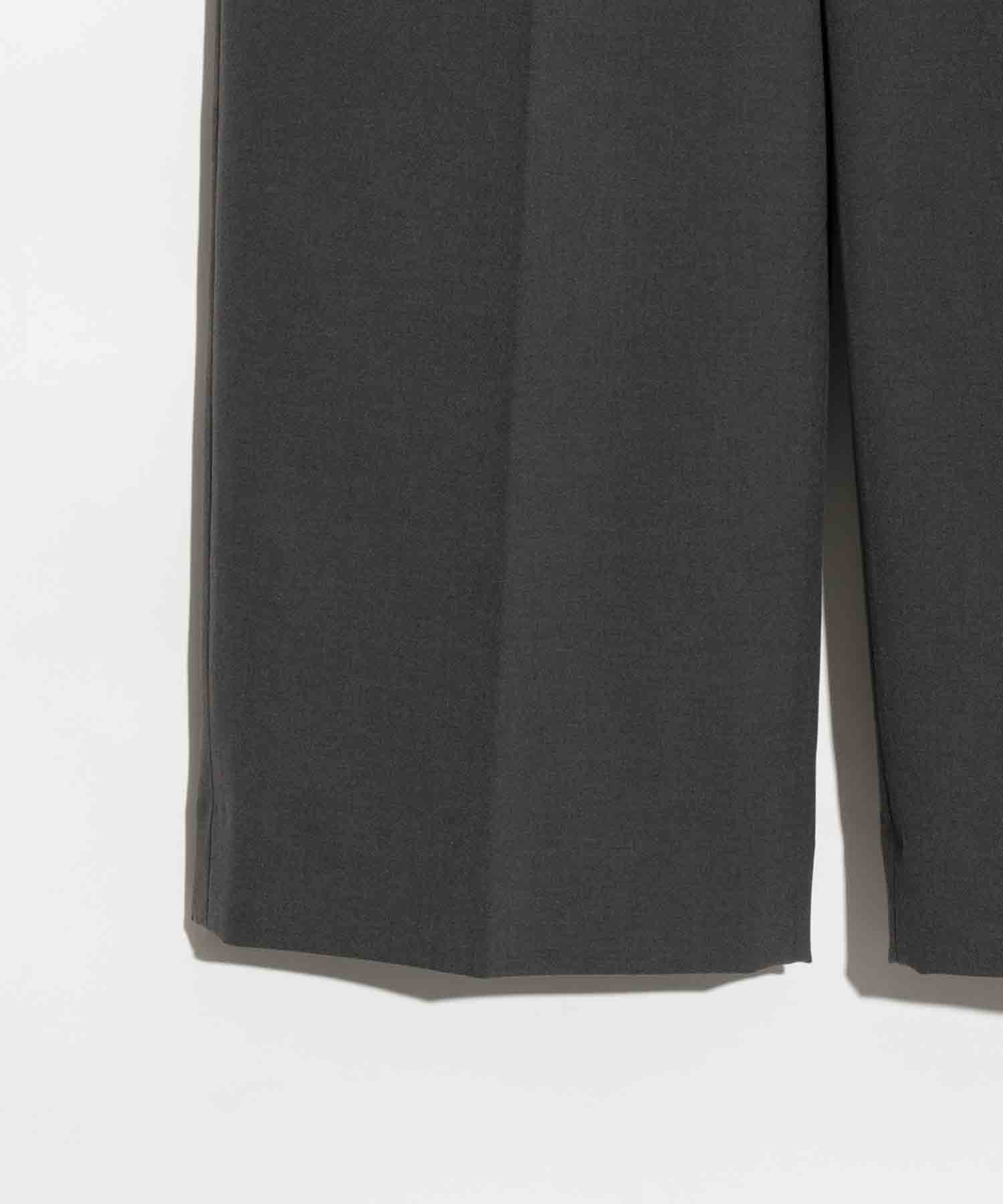 Double-Cloth One-Tuck Wide Pants