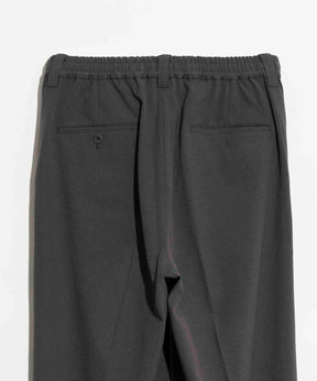 Double-Cloth One-Tuck Wide Pants