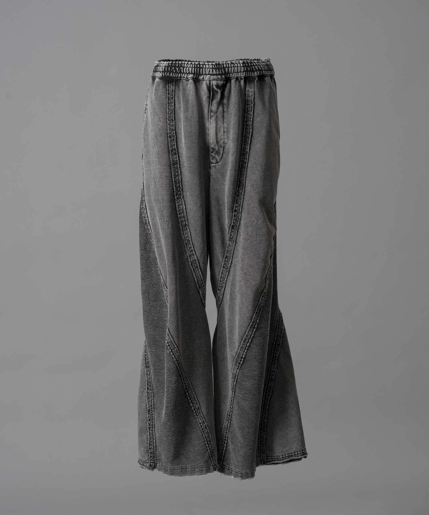 Chemical Over-Dyed Inside-Out Sweat Wide Pants