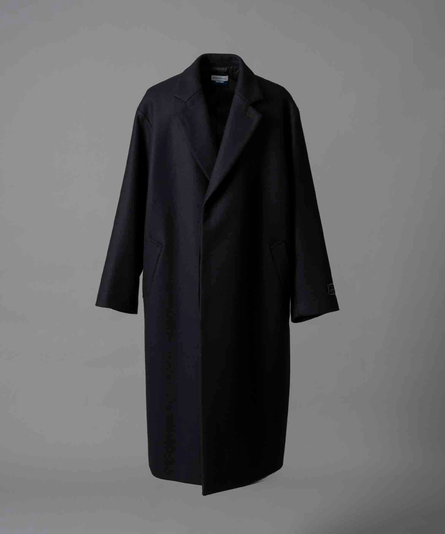 【24AW PRE-ORDER】Super140s Prime-Over Melton Chesterfield Coat