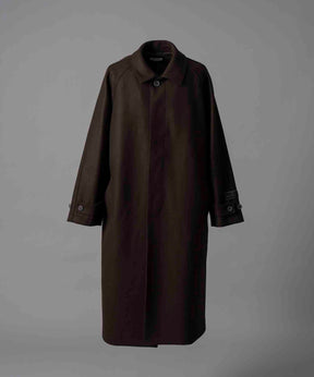 【24AW PRE-ORDER】Super140s Prime-Over Melton Balmachan Coat