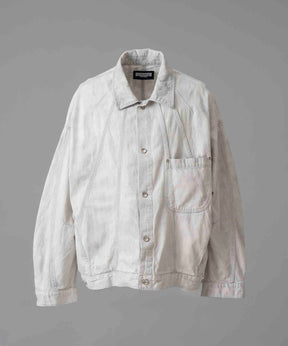 【PRE-ORDER】Three-Dimensional Prime-Over Cutting Denim Jacket