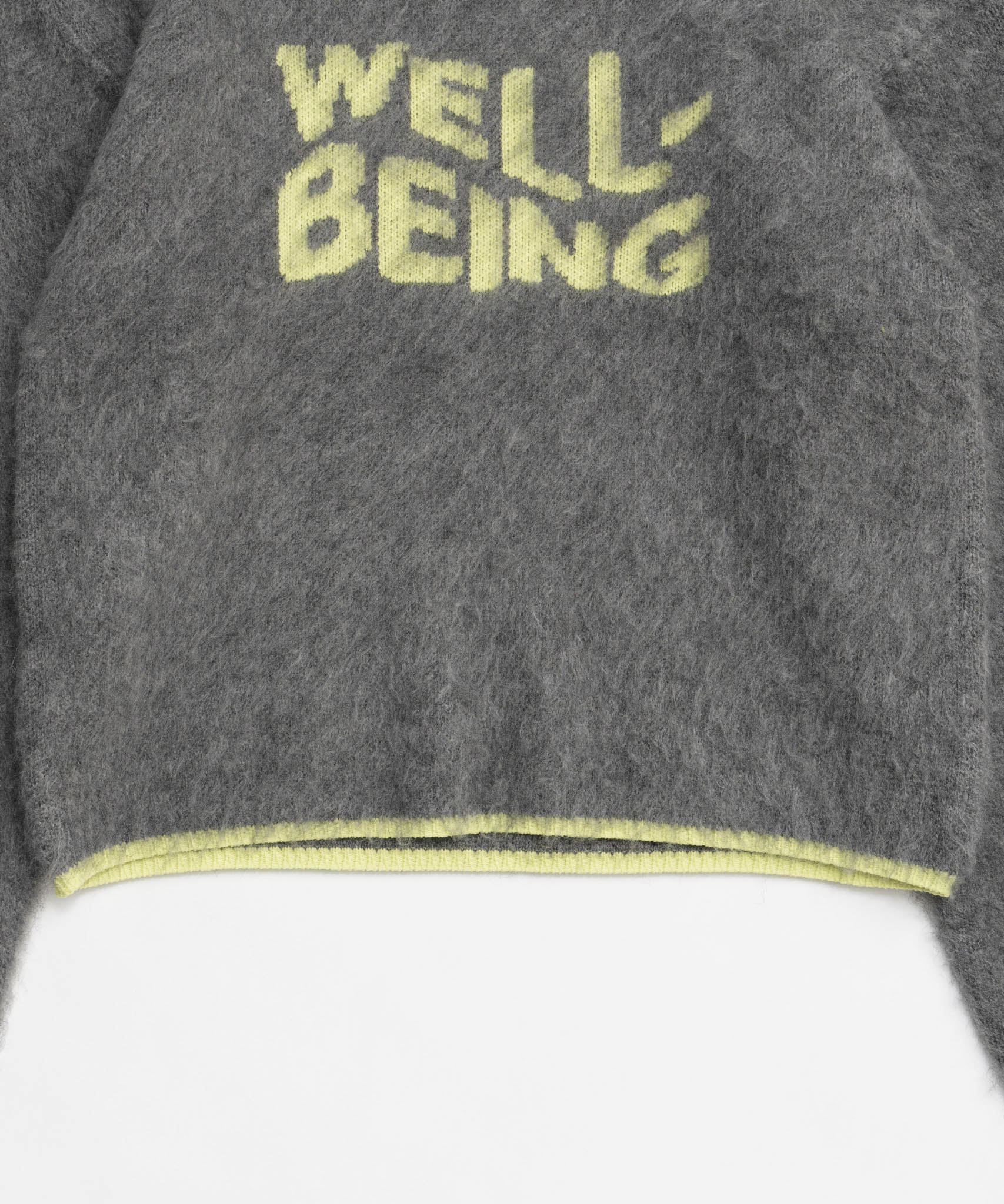 【PRE-ORDER】WELLBEING Logo Jacquard Knit Sweater