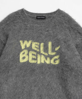 【PRE-ORDER】WELLBEING Logo Jacquard Knit Sweater