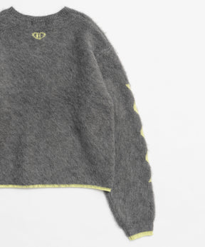 【PRE-ORDER】WELLBEING Logo Jacquard Knit Sweater