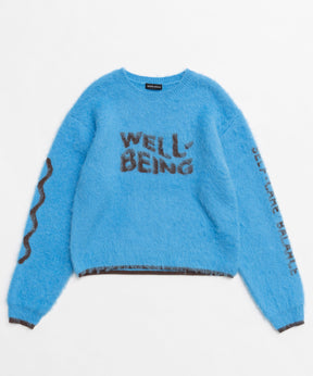 【PRE-ORDER】WELLBEING Logo Jacquard Knit Sweater