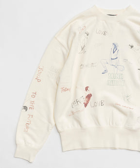 【24WINTER PRE-ORDER】Vintage Style Drawing Sweatshirt