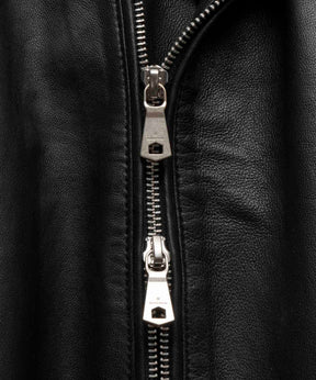 Sheep Leather Prime-Over Double Rider Jacket