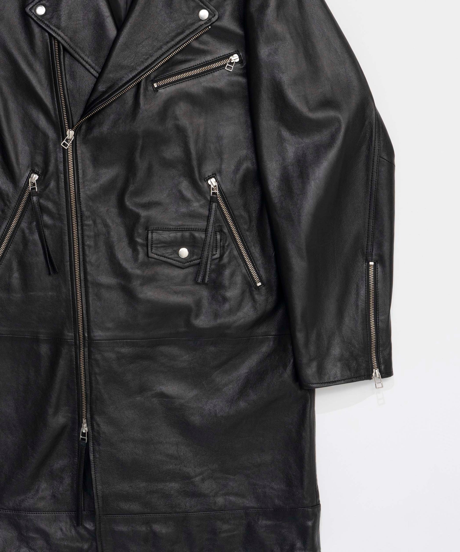 Leather Riders Long Jacket