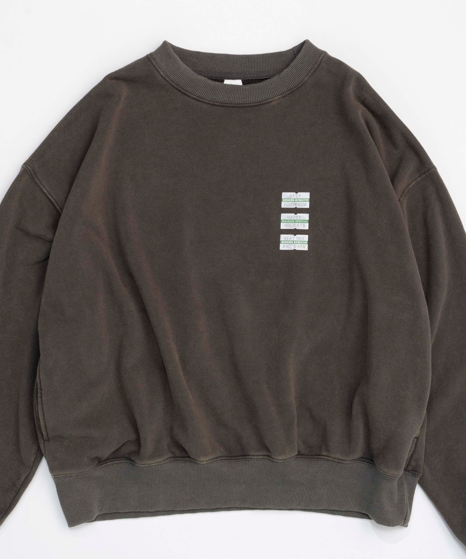 DISCUS Collaboration Crew Neck Sweatshirt