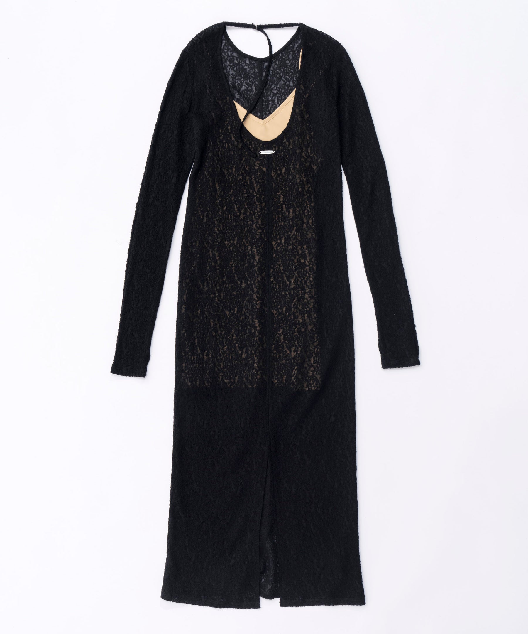 【SALE】Maxi Length Lace One-piece Dress