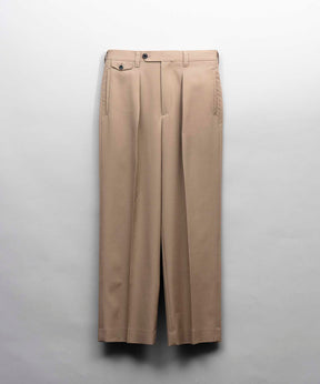 【LIMITED EDITION】Dress-Over  One-Tuck Wide Straight Pants