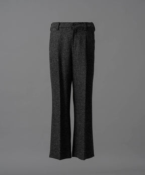 【Italian Dead Stock Fabric】One-Tuck Wide Pants