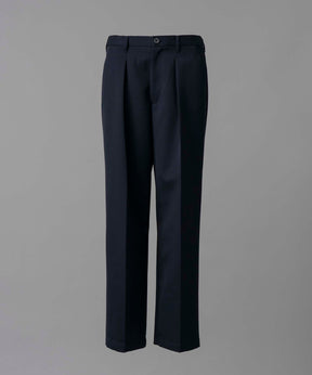 【Italian Dead Stock Fabric】One-Tuck Wide Pants